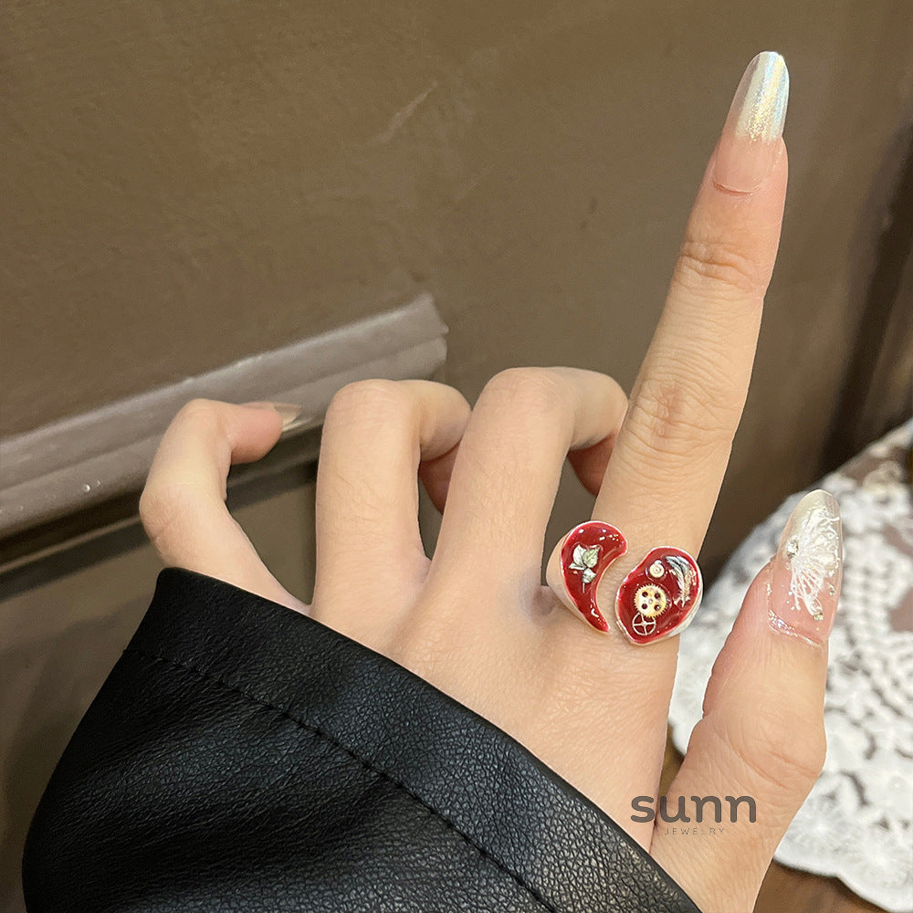 Lielle Enamel Timepiece Ring [R1AASE34]