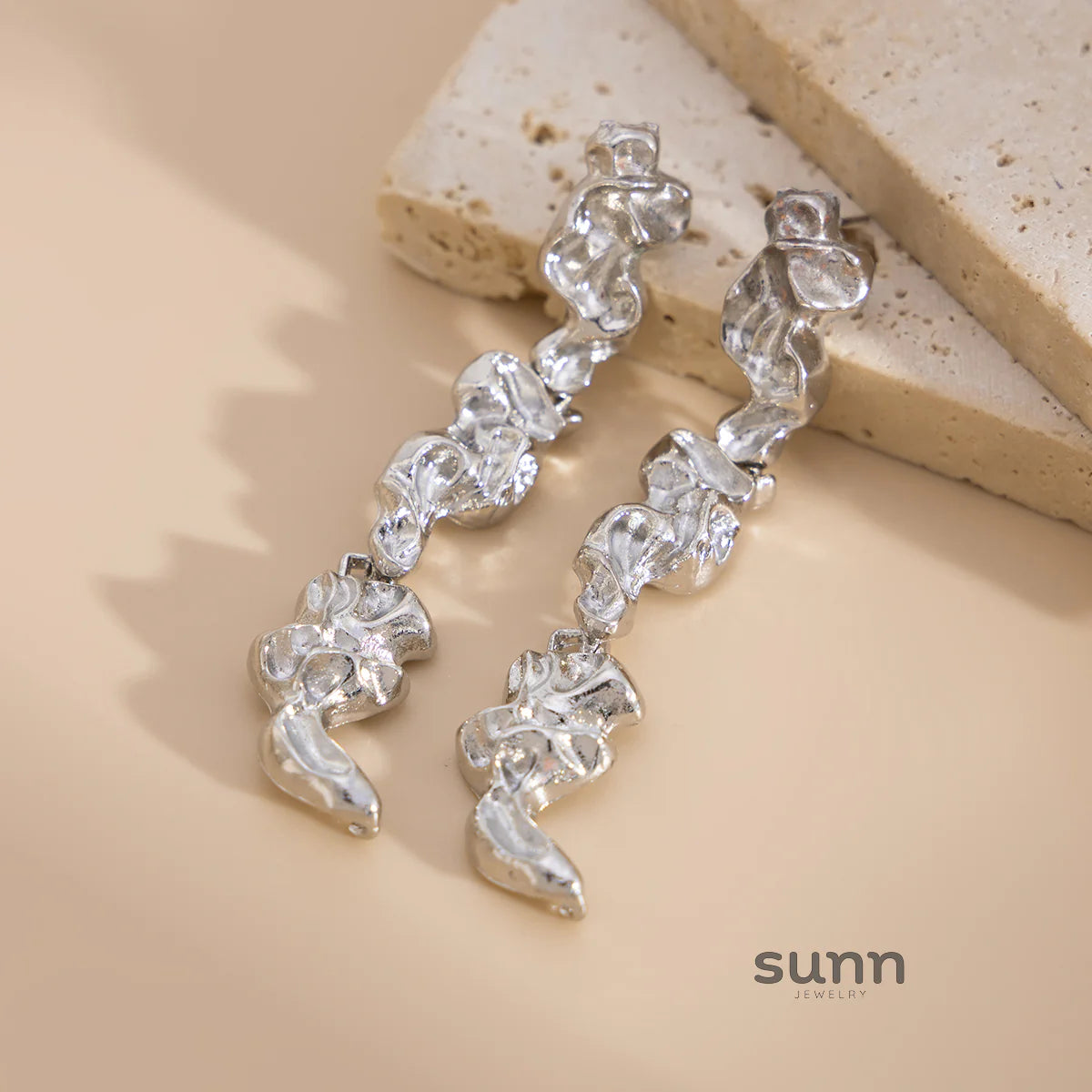 Lilia Irregular Pleated Jewelry Set