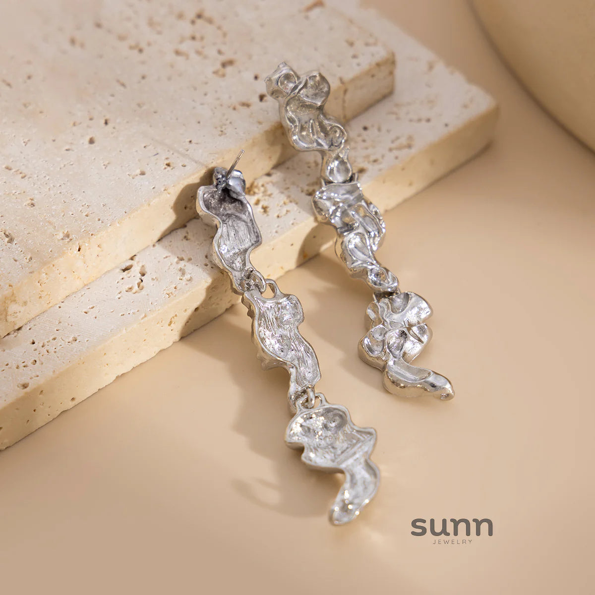 Lilia Irregular Pleated Jewelry Set