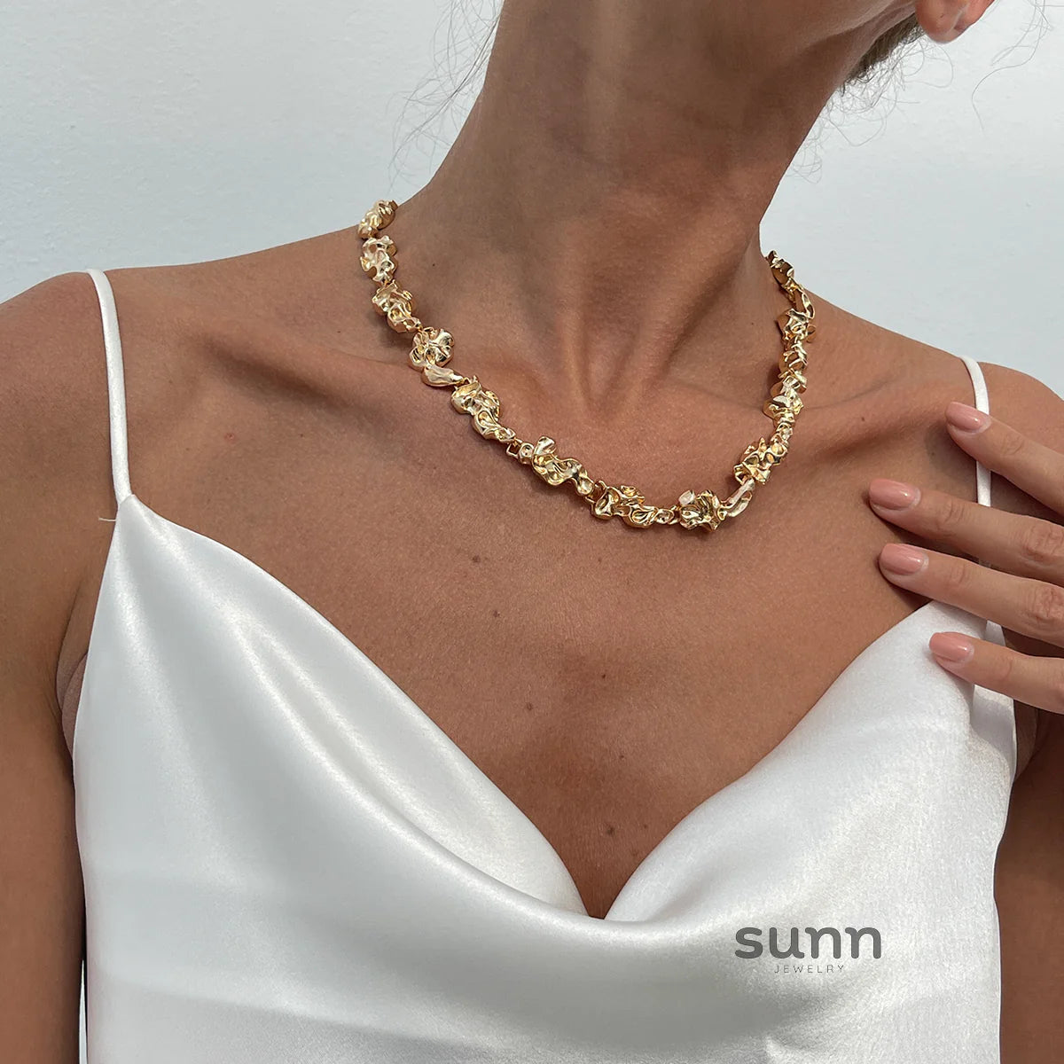 Lilia Irregular Pleated Jewelry Set