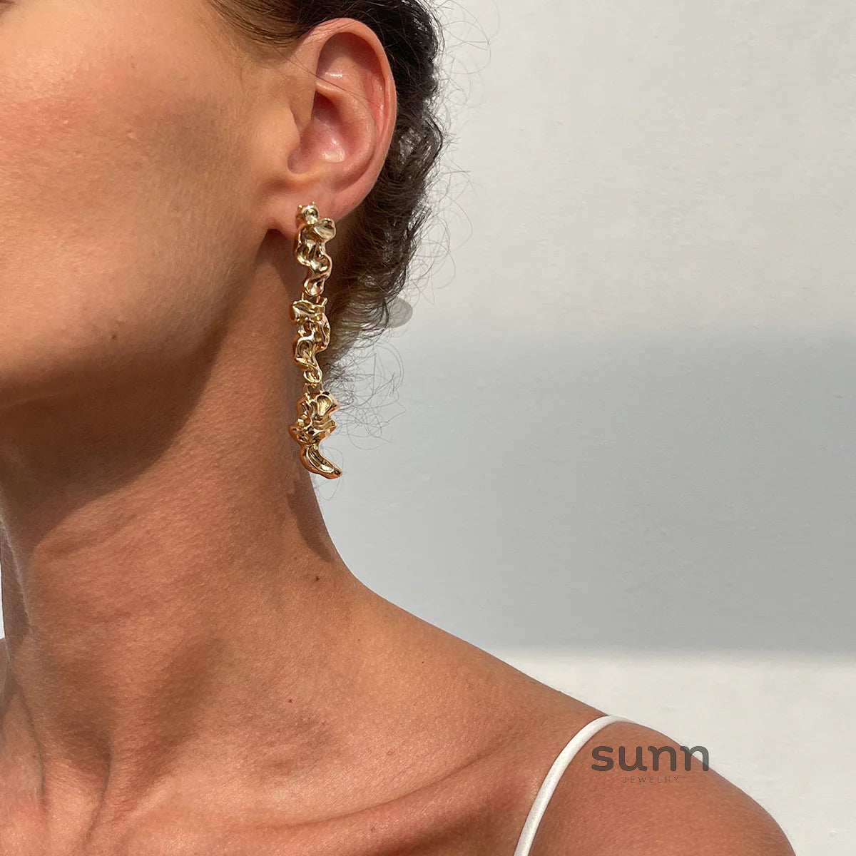 Lilia Irregular Pleated Jewelry Set