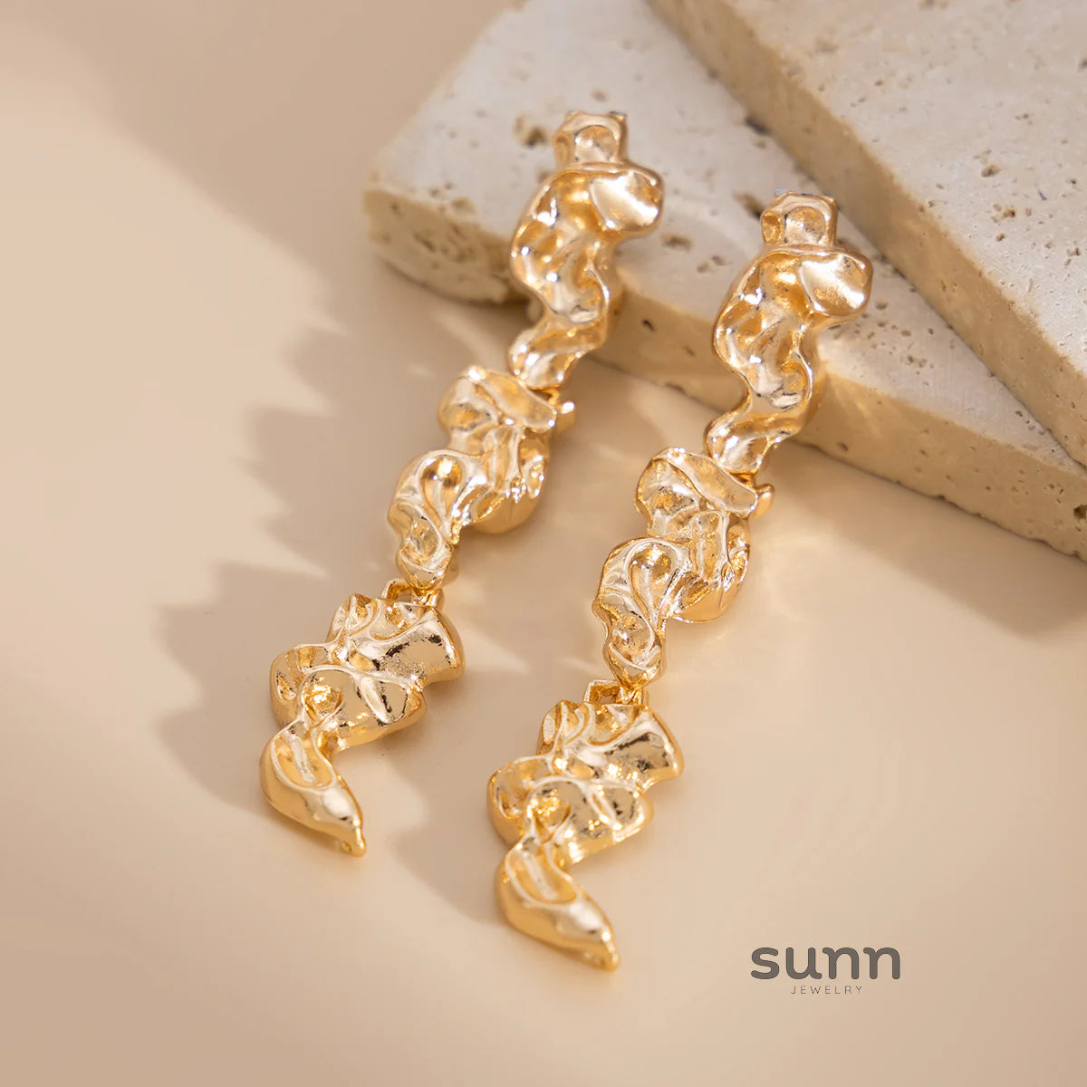 Lilia Irregular Pleated Jewelry Set