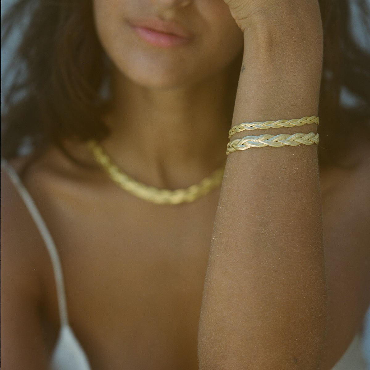 Liliane Braided Chain Bracelet [658N4B1E]