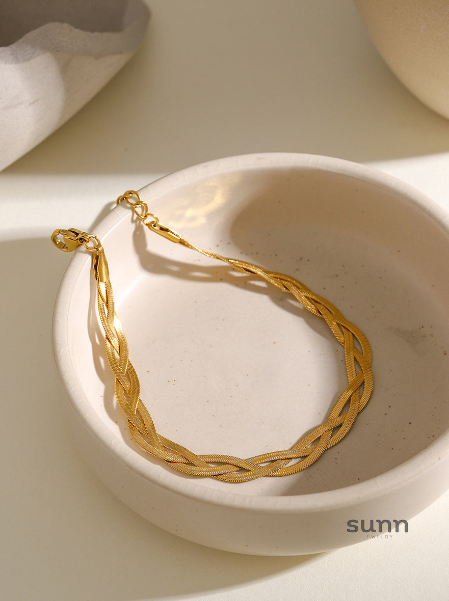 Liliane Braided Chain Bracelet [WZNB82EP]