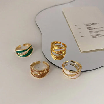 Lilliana Irregular Enamel Ring