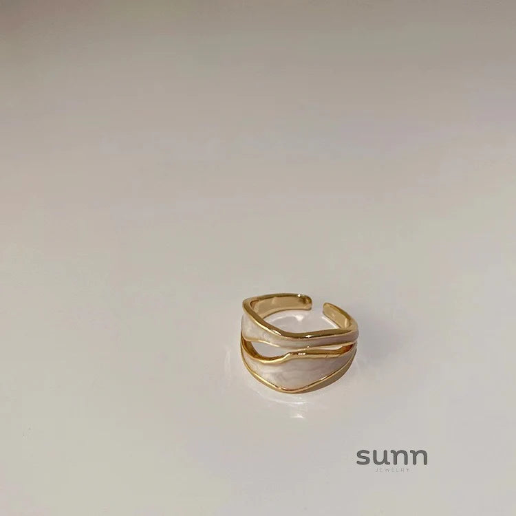 Lilliana Irregular Enamel Ring