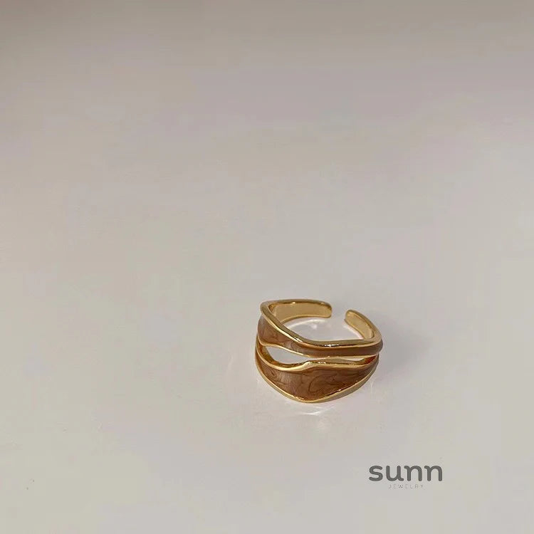 Lilliana Irregular Enamel Ring