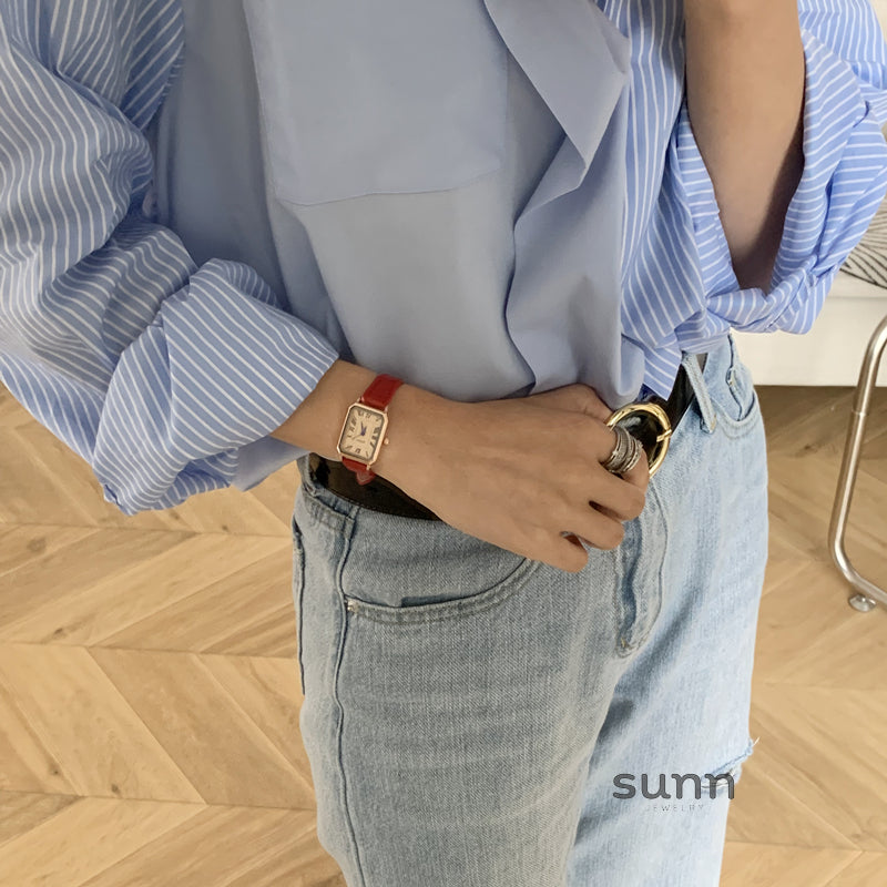 Lillianna Classic Leather Watch [Q6RAXEHE]