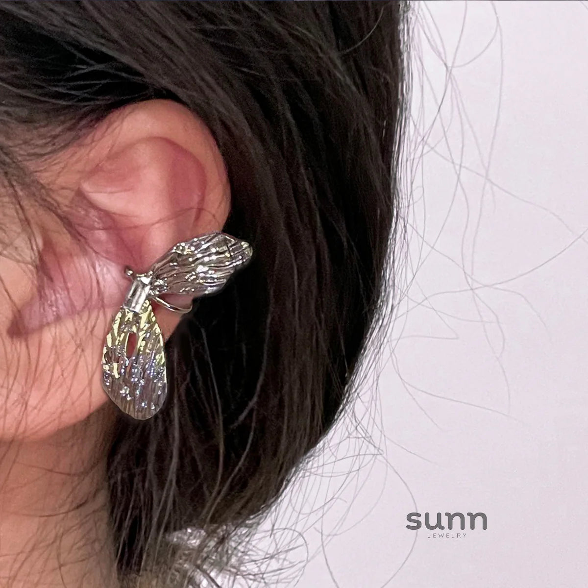 Lillianne Butterfly Ear Cuff