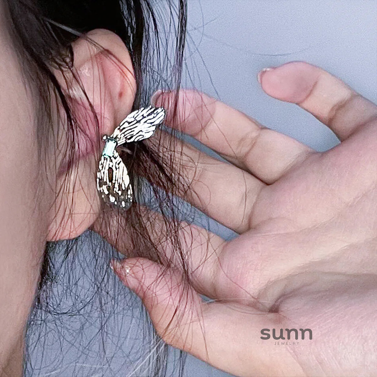 Lillianne Butterfly Ear Cuff