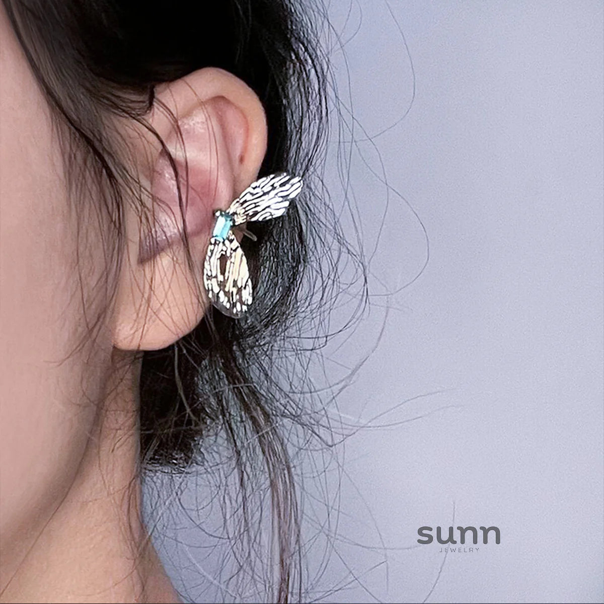 Lillianne Butterfly Ear Cuff
