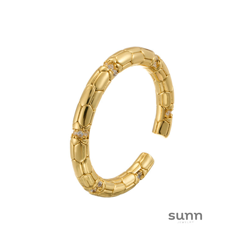 Lilly Serpent Open Ring [7QK3GGX7]