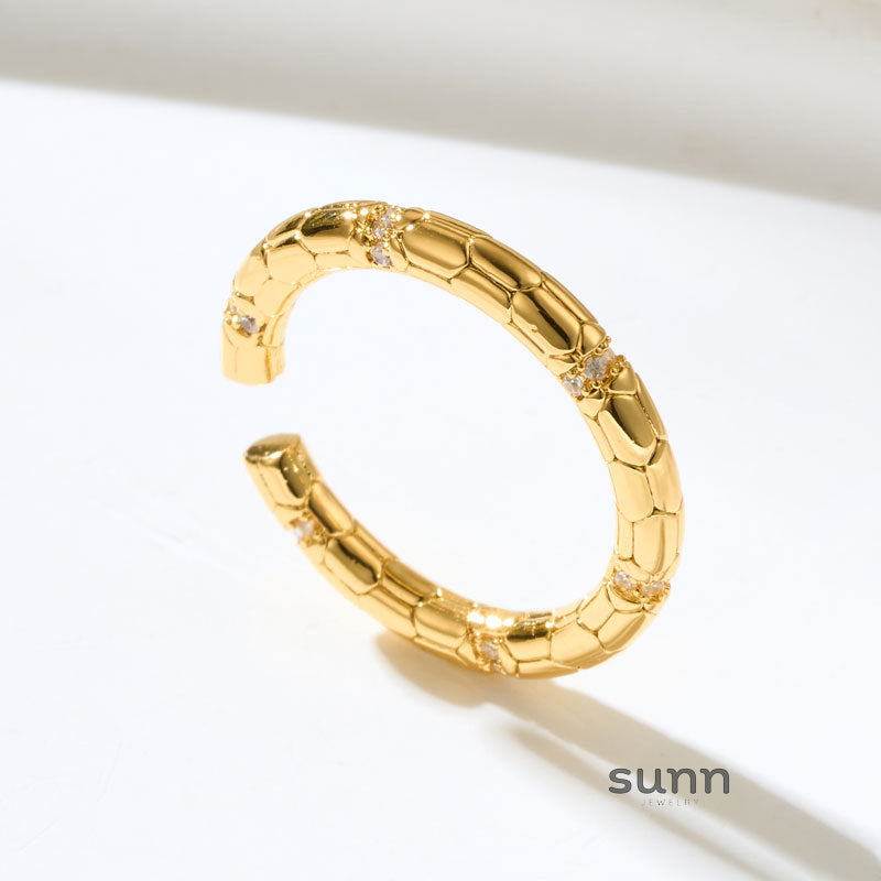 Lilly Serpent Open Ring [12T8MK1B]