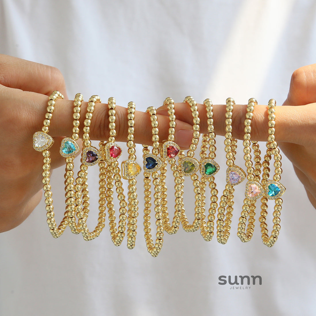Lillyana Birthstone Charm Bracelet [J1VIIWEB]