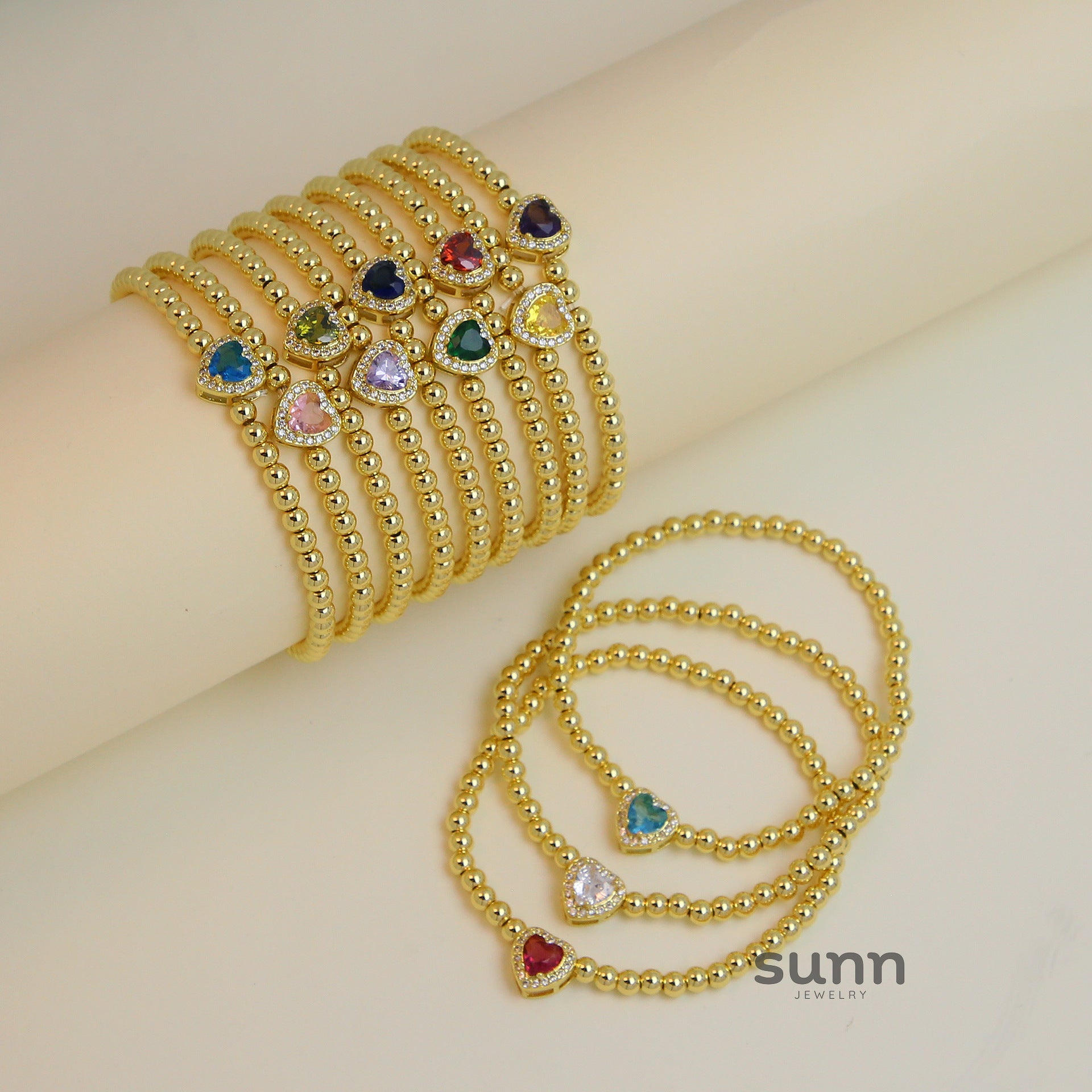 Lillyana Birthstone Charm Bracelet [50C4AQGE]