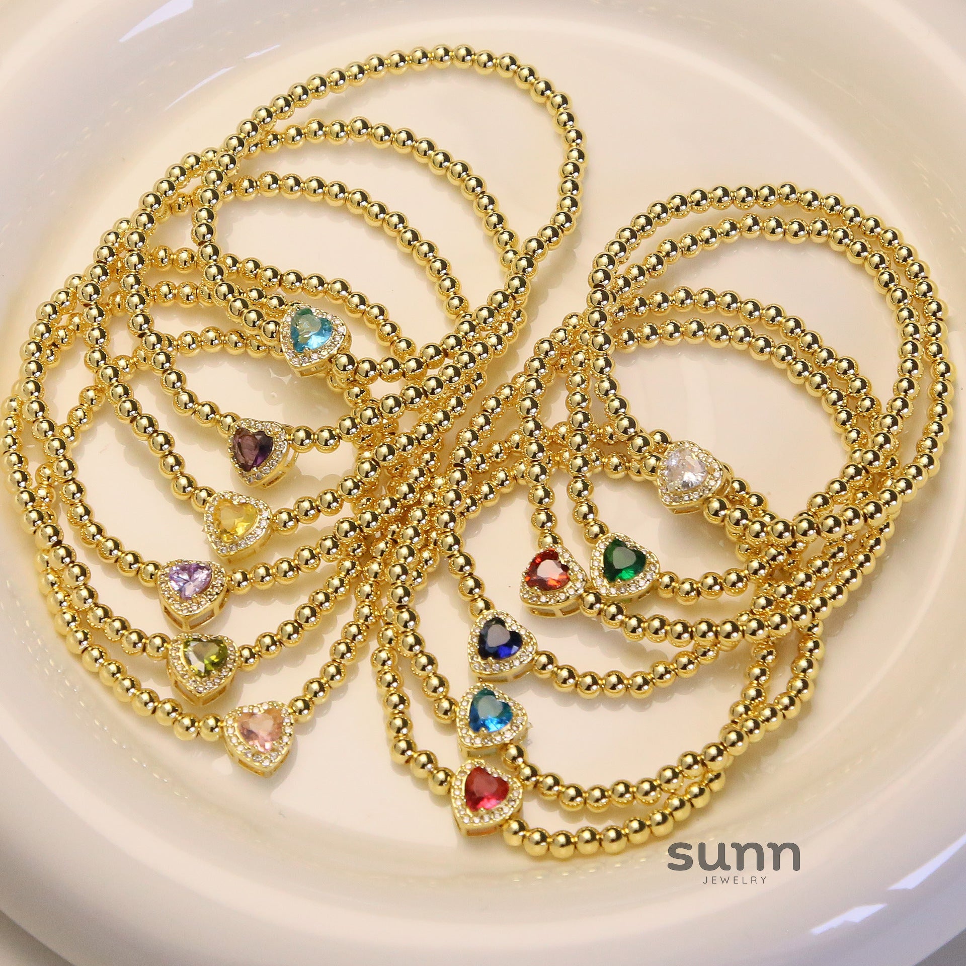 Lillyana Birthstone Charm Bracelet [A9B1YBLF]