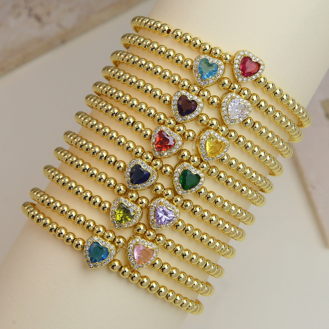 Lillyana Birthstone Charm Bracelet [J1VIIWEB]