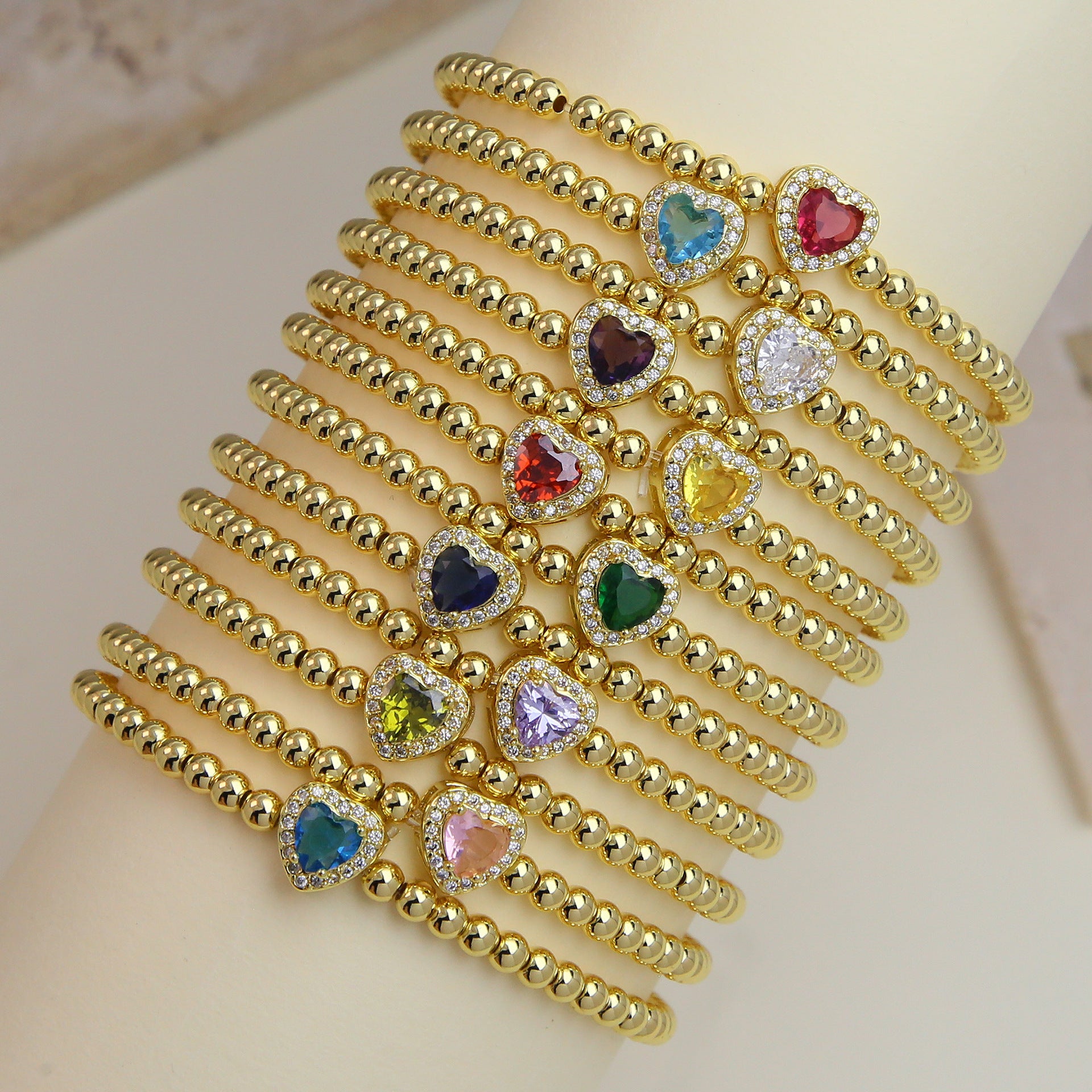 Lillyana Birthstone Charm Bracelet [J1VIIWEB]