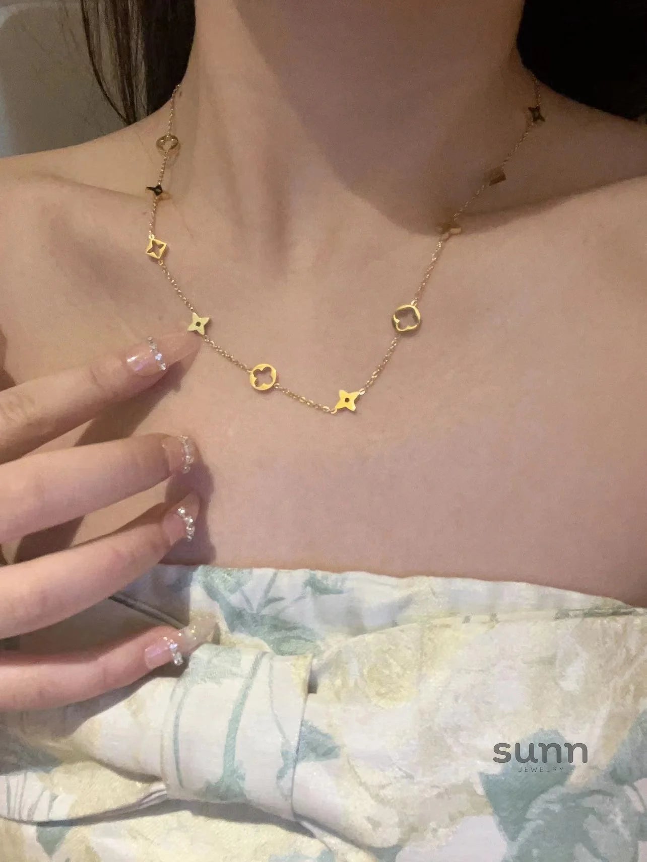 Lillyana Four-Leaf Clover Necklace