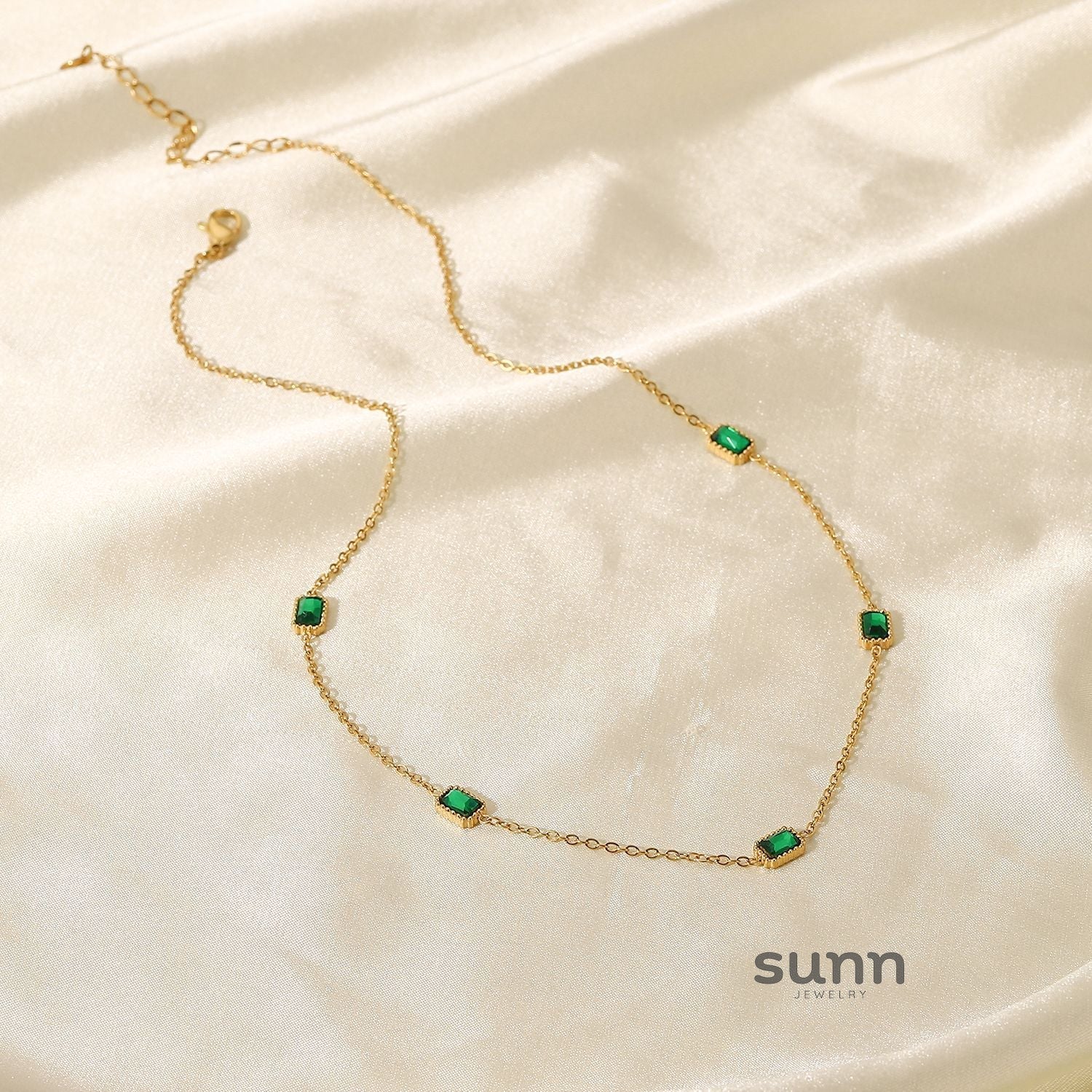 Lillyann Layered Zircon Necklace
