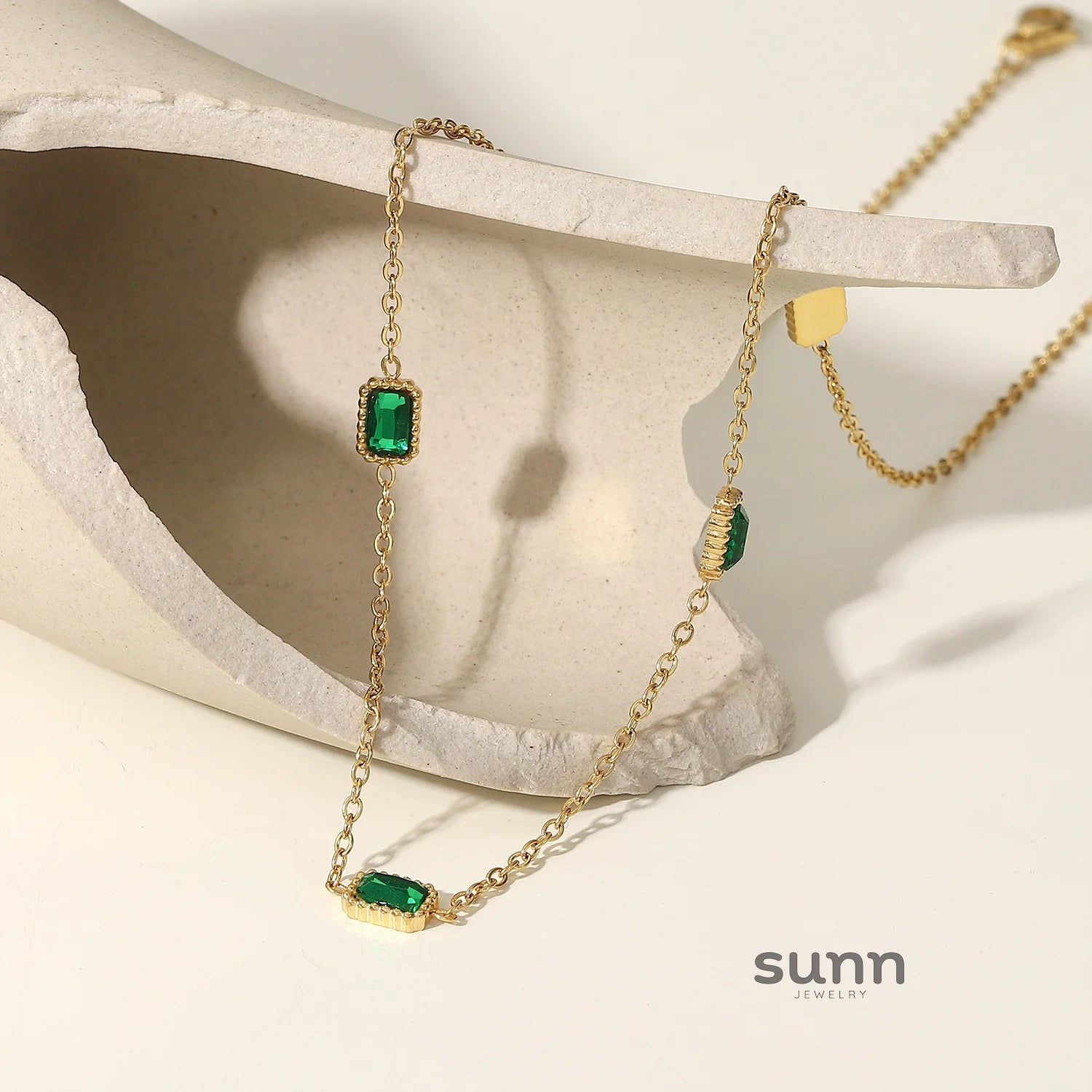 Lillyann Layered Zircon Necklace