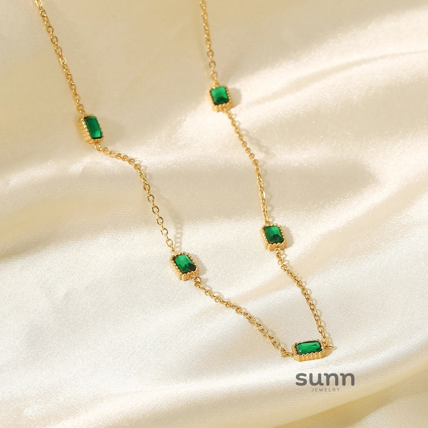 Lillyann Layered Zircon Necklace