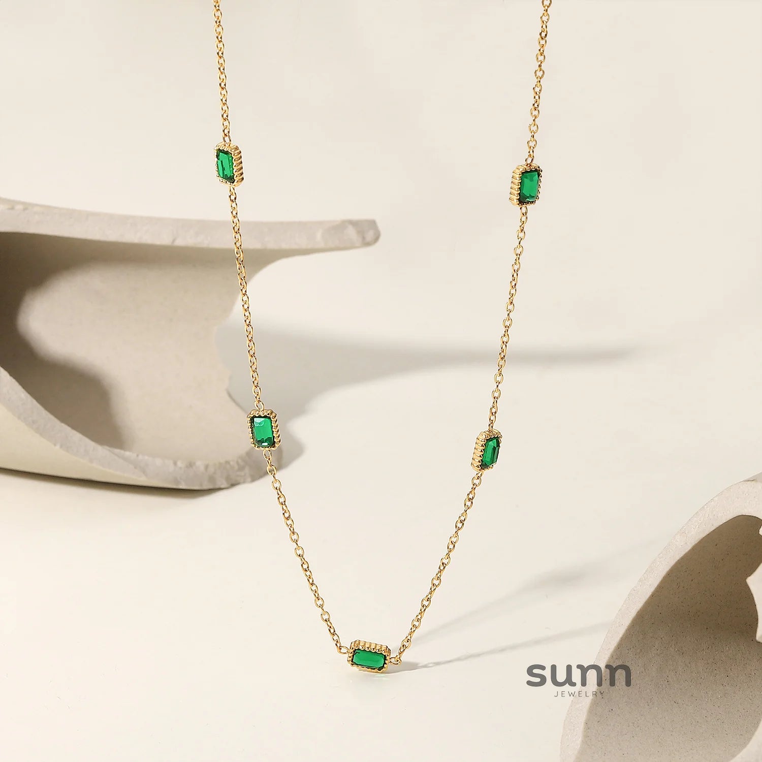 Lillyann Layered Zircon Necklace