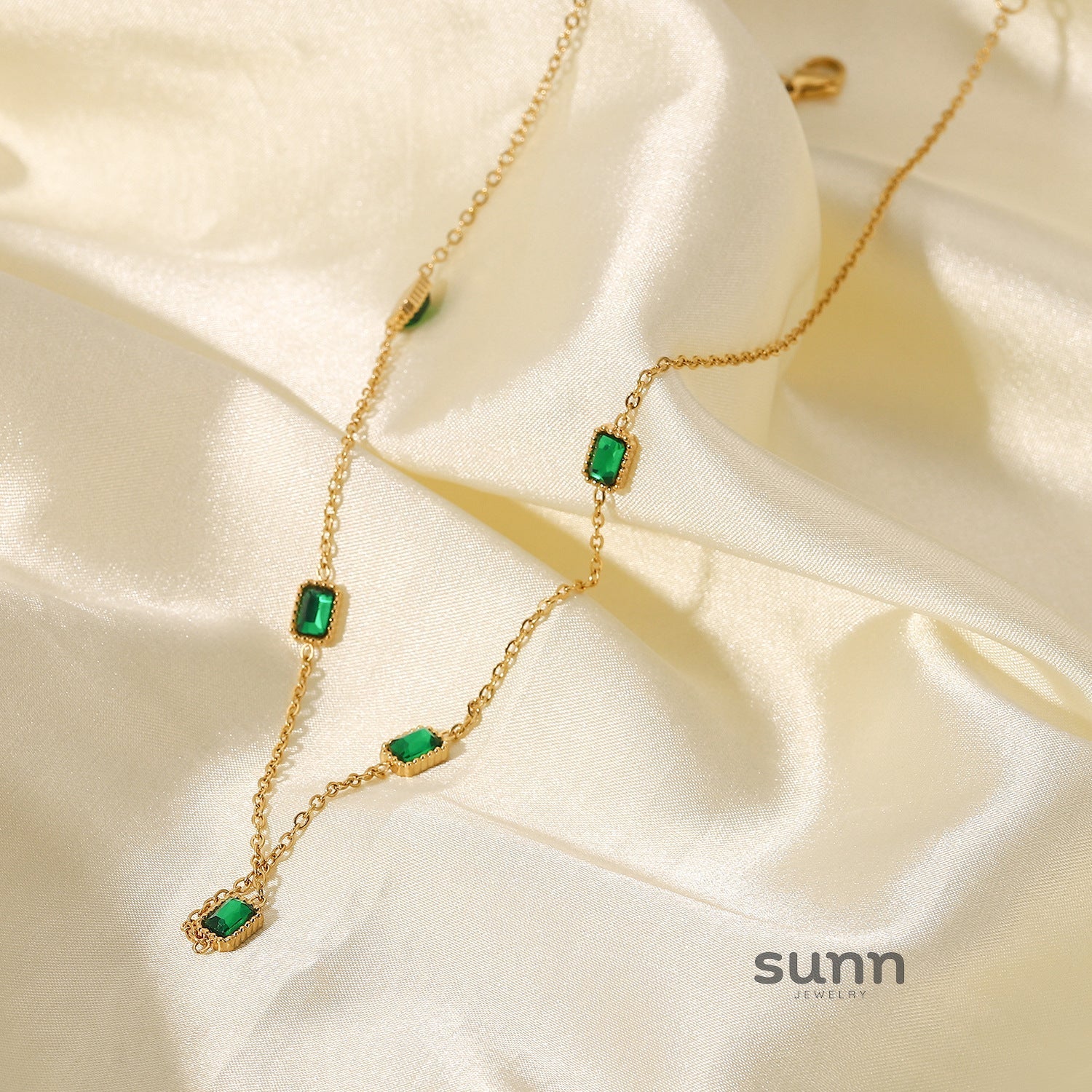 Lillyann Layered Zircon Necklace