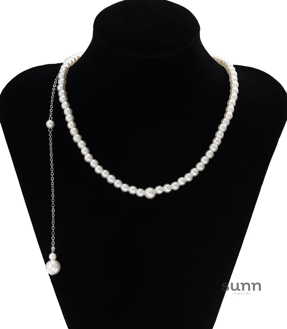 Lillyanna Faux Pearl Body Chain