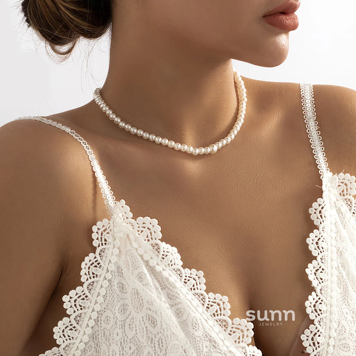 Lillyanna Faux Pearl Body Chain