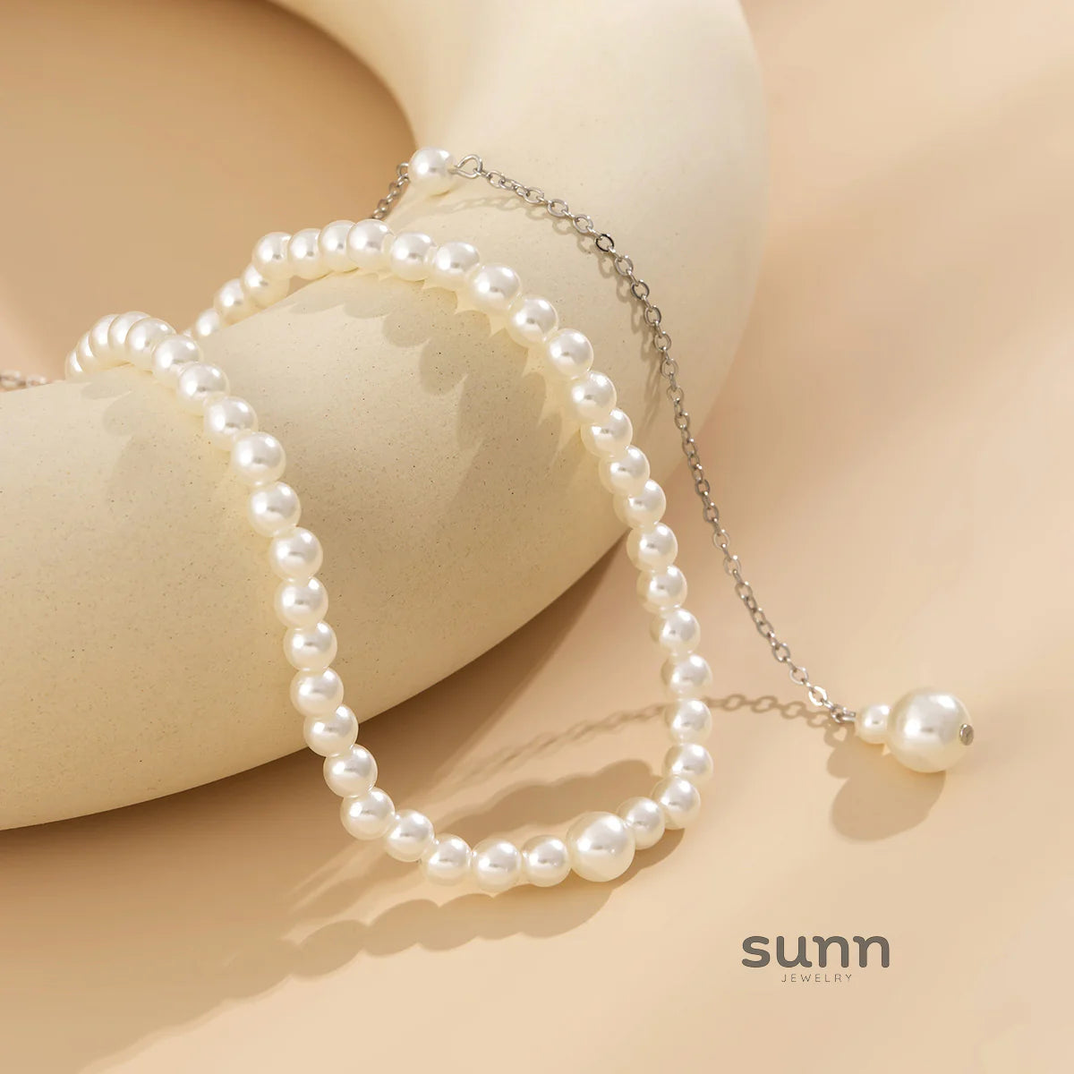 Lillyanna Faux Pearl Body Chain