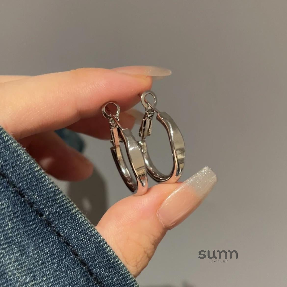 Lillyanne Modern Geometric Earrings [AUED3OB2]