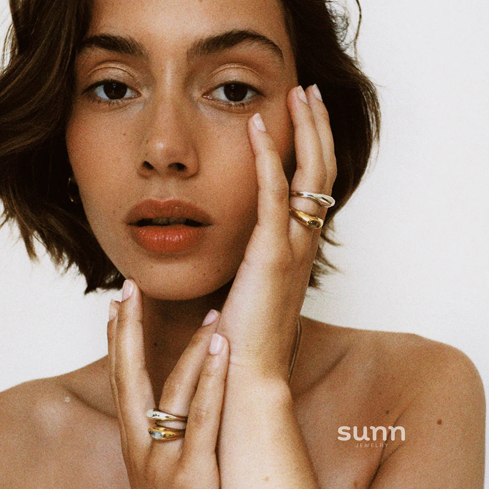 Lilyanna Resin Band Ring [EU0JH9DD]