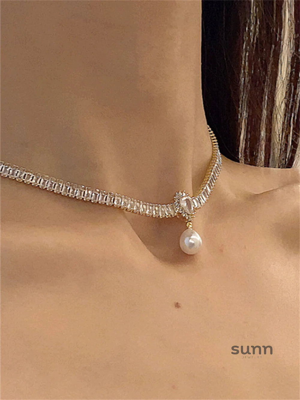 Lilyanne Vintage Pearl Choker