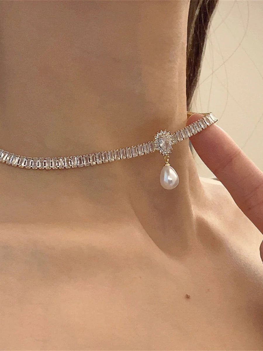 Lilyanne Vintage Pearl Choker