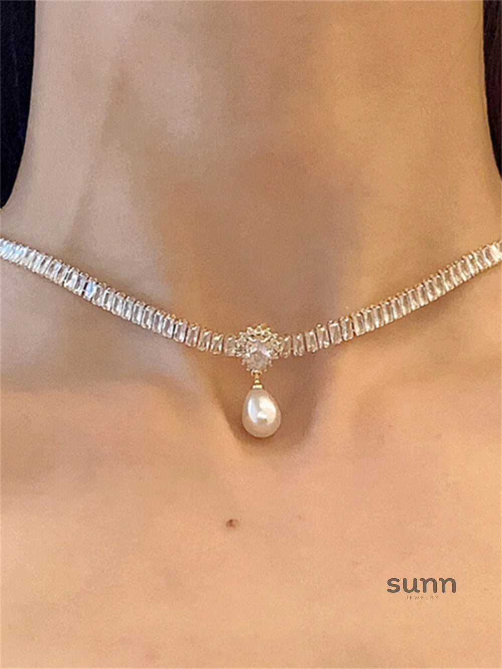 Lilyanne Vintage Pearl Choker