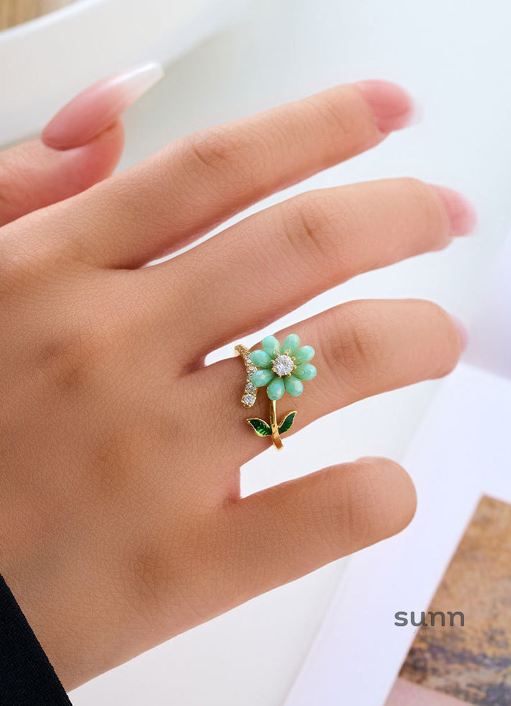 Lilyrose Floral Motion Ring [ZHJW2PIO]