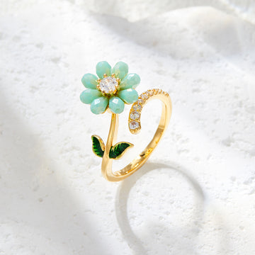 Lilyrose Floral Motion Ring [SGM1EON4]