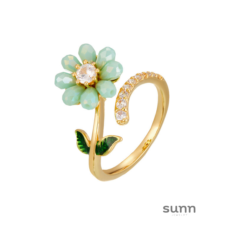Lilyrose Floral Motion Ring [PEZK2DPB]