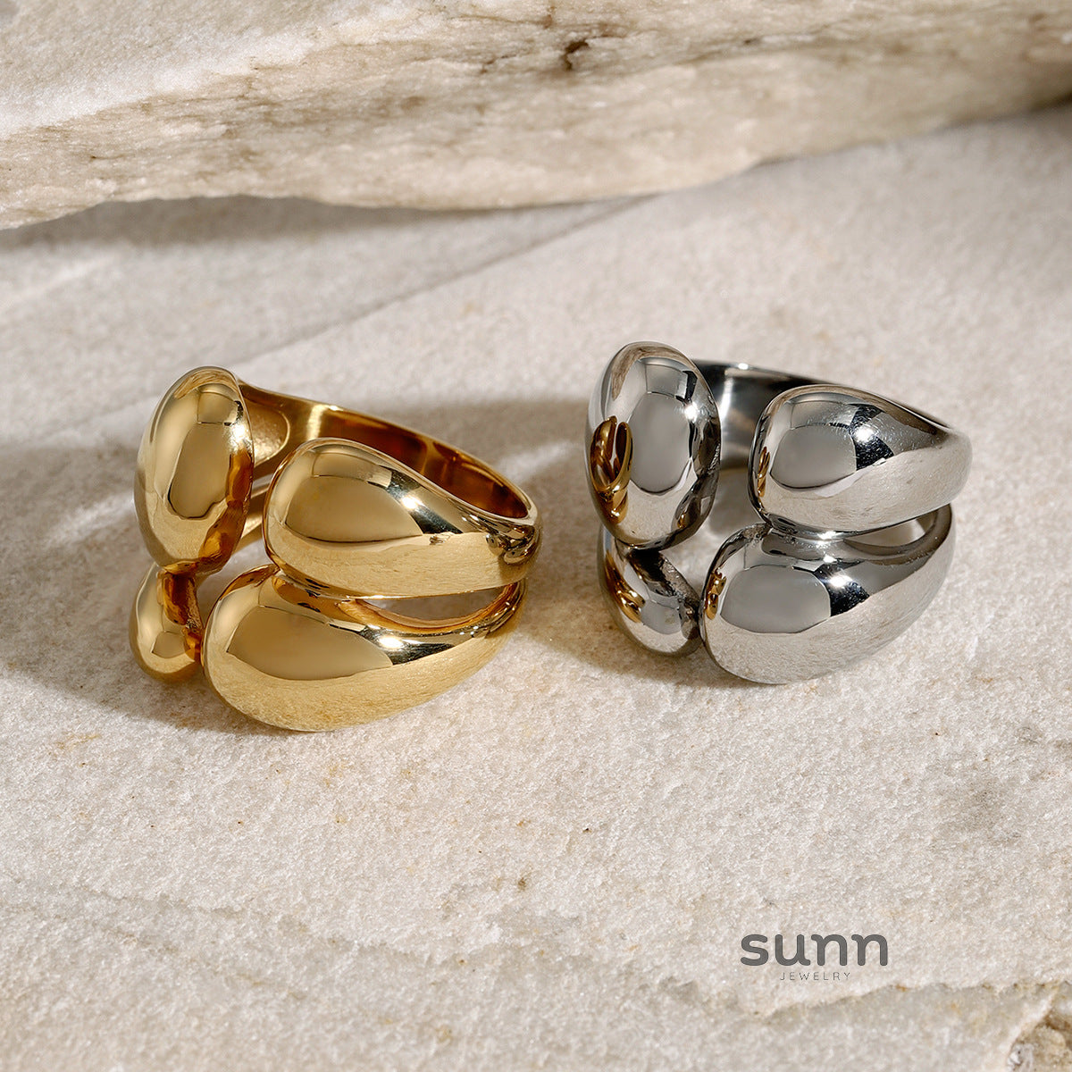 Lilyth Dual Layer Ring [CTAUJZ1H]