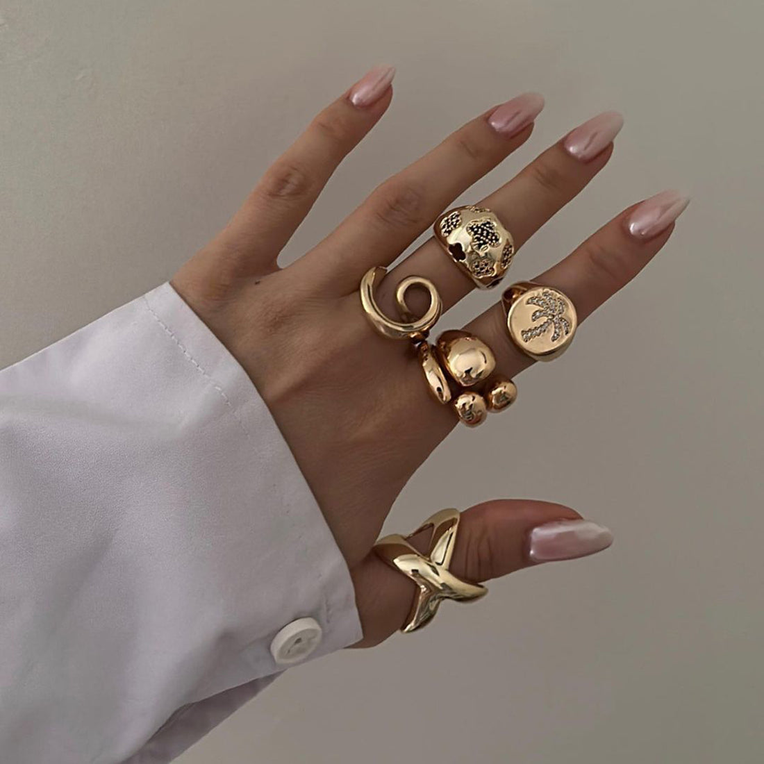 Lilyth Dual Layer Ring [G49579PJ]