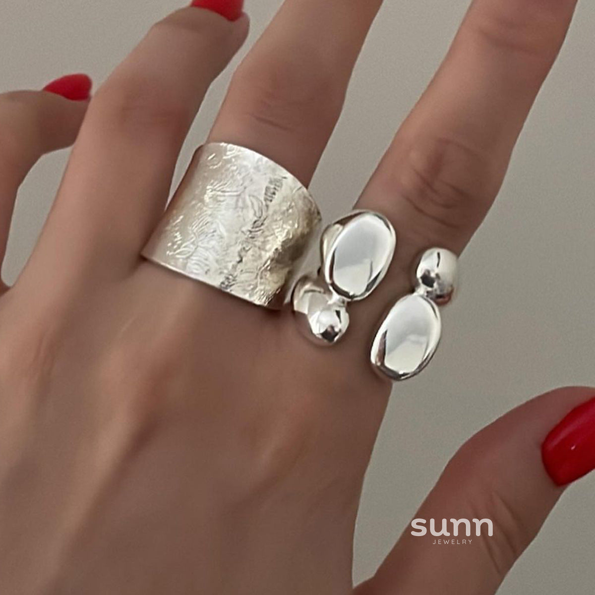 Lilyth Dual Layer Ring [1QUZE8UC]
