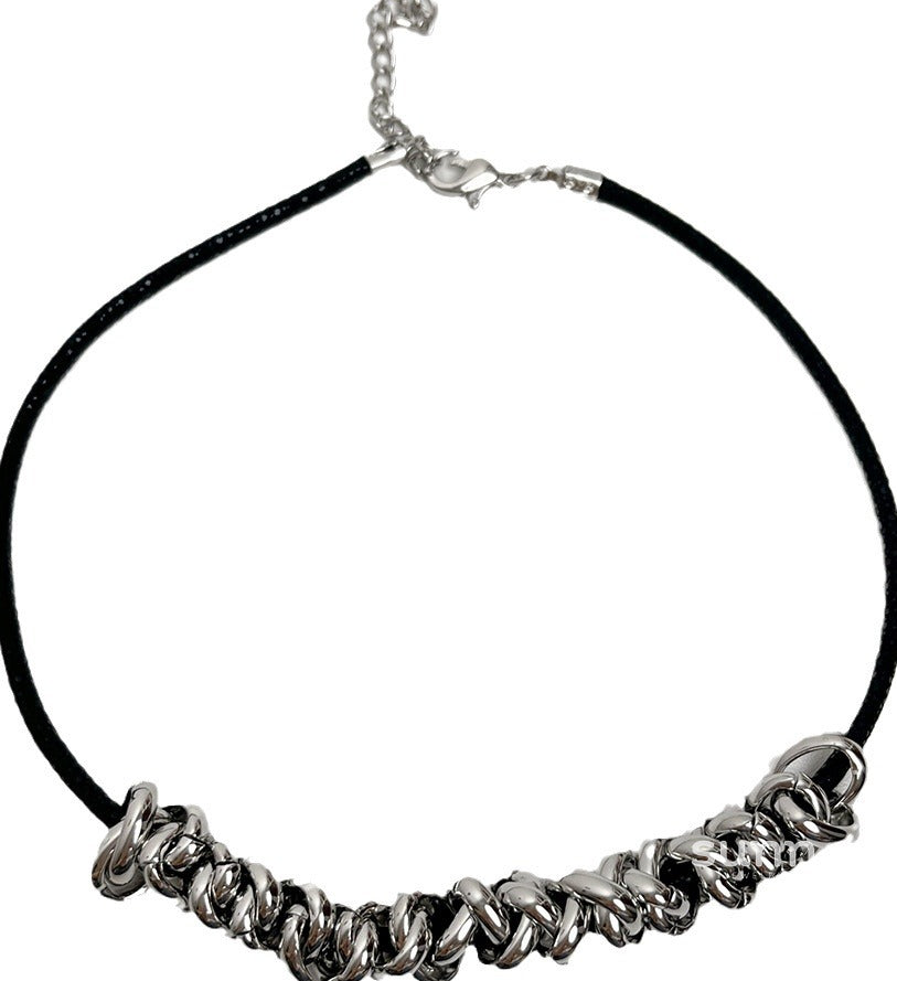 Linnea Metal Cord Choker [6POZ6IC3]