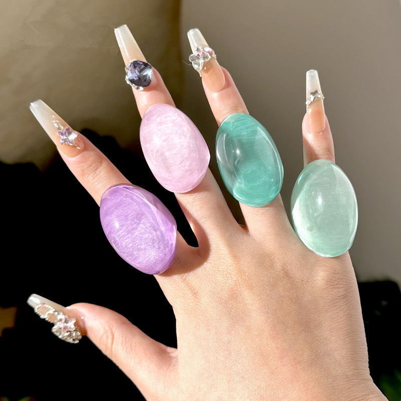 Lita Chunky Resin Ring [ZEXX9WEW]