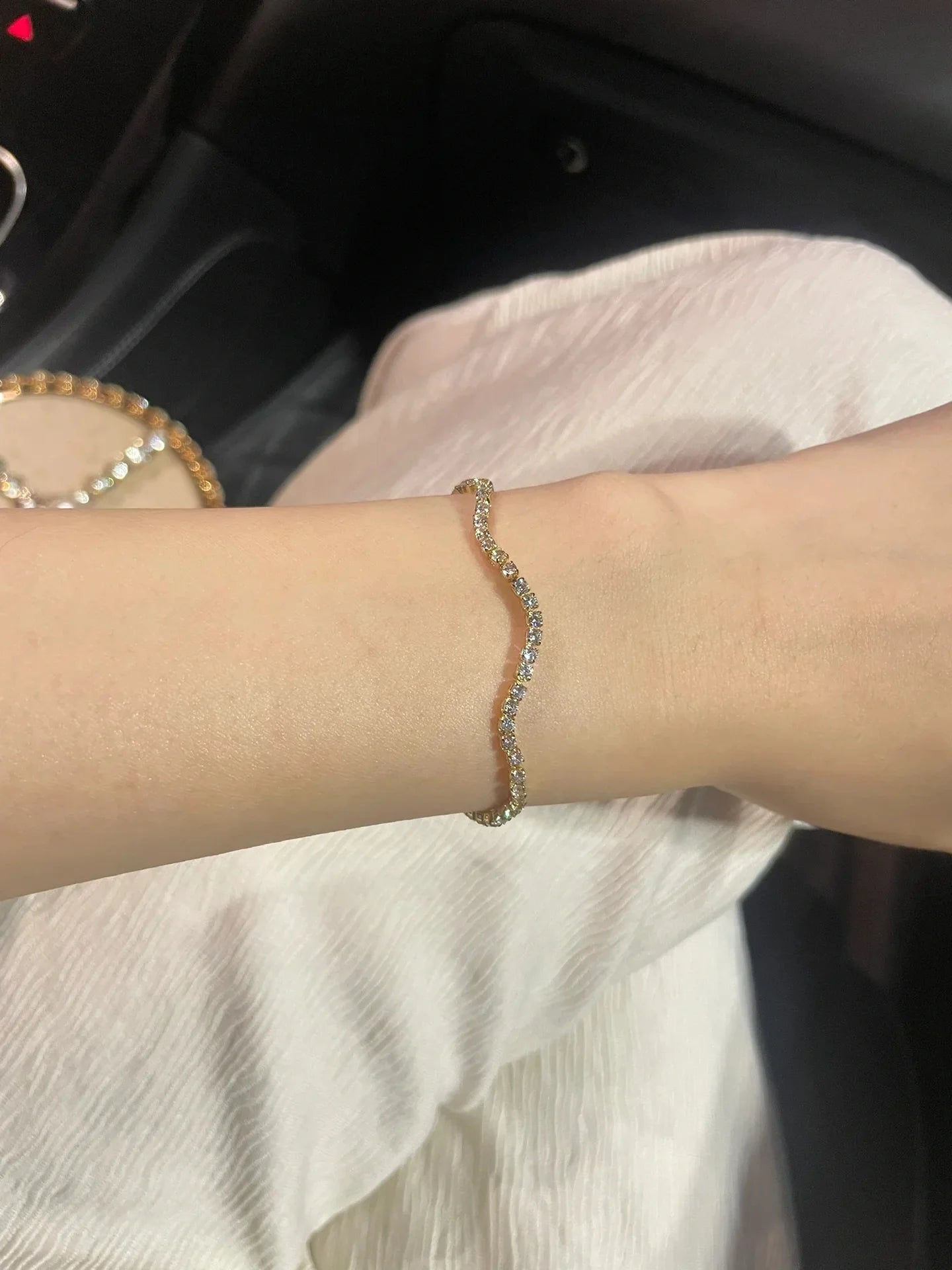Lita Zirconia Wave Bracelet
