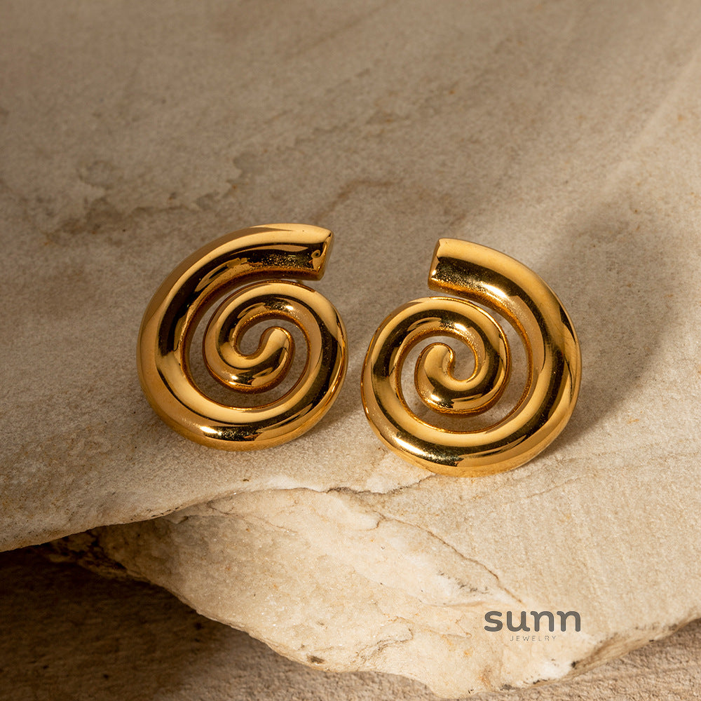 Lively Twisted Hoop Earrings [23A9UWMV]