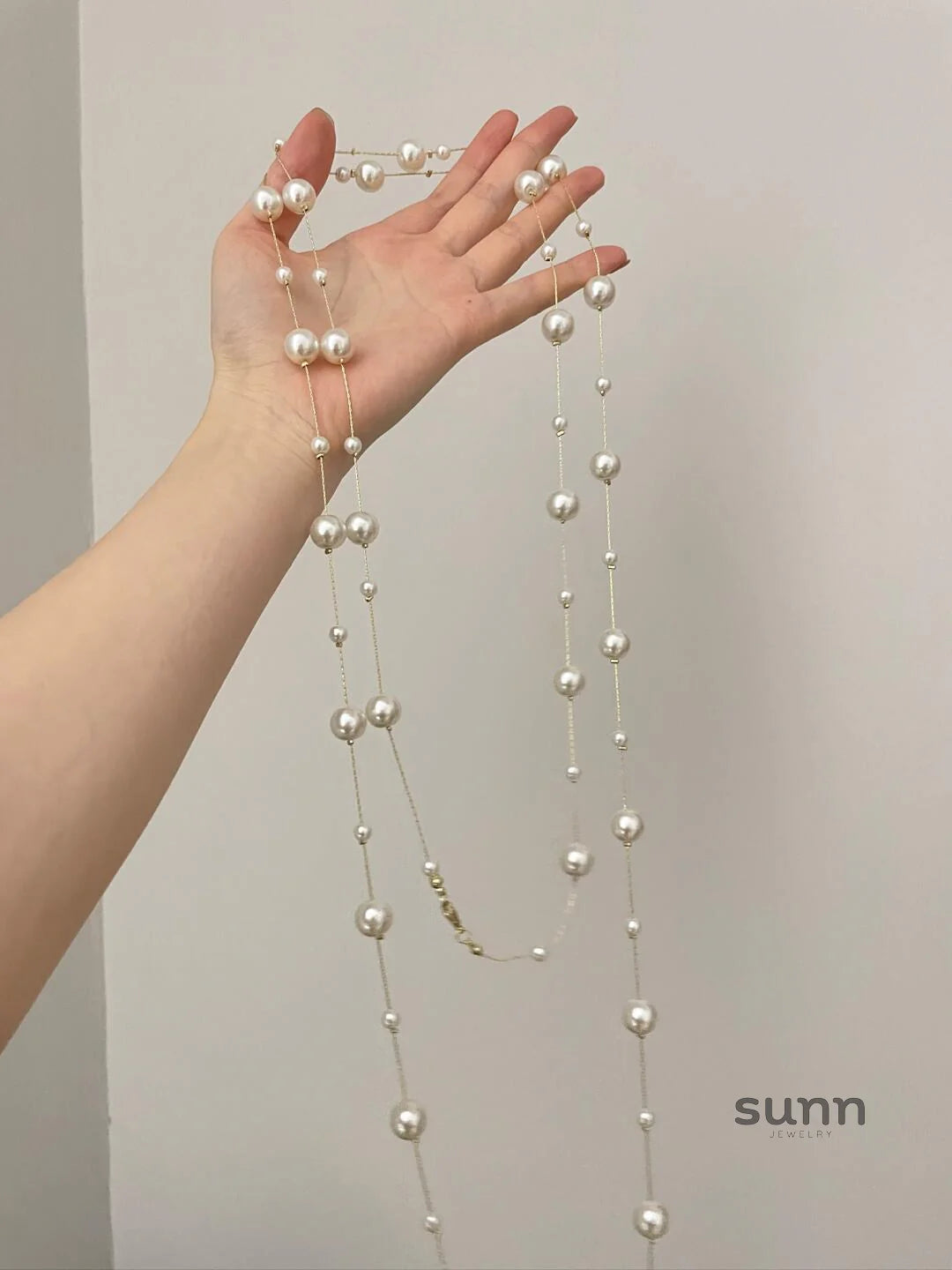 Livie Star Pearl Strand Necklace
