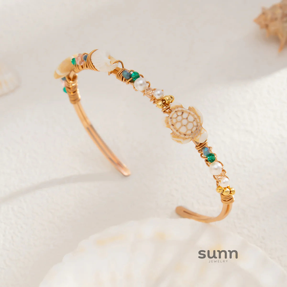 Lizette Marine Crystal Bangle