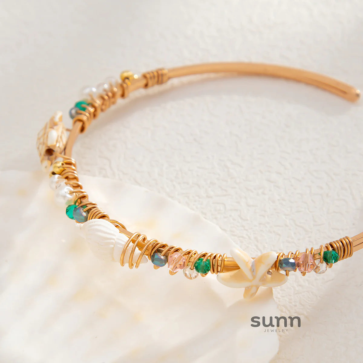 Lizette Marine Crystal Bangle