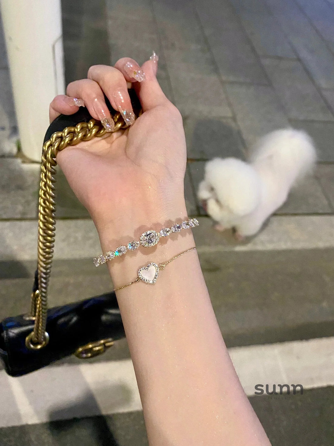 Lizzy Zircon Dazzle Bracelets